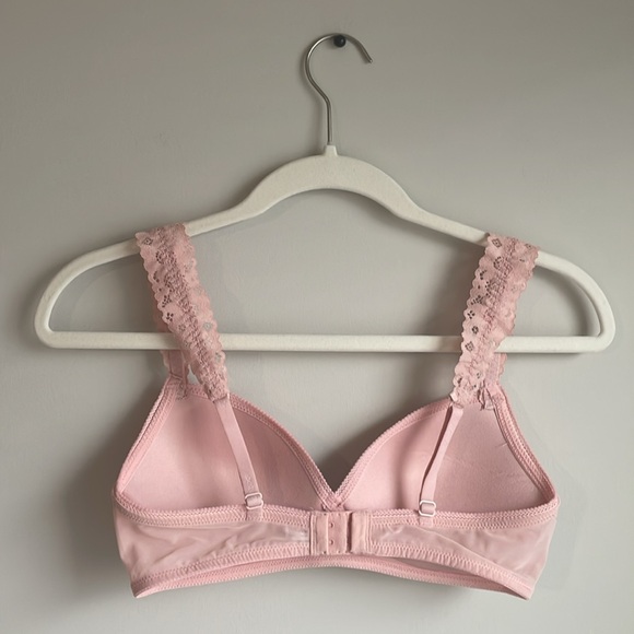 Aerie 32C Light Pink Push-Up Bra with Latch for Racerback - Picture 2 of 8